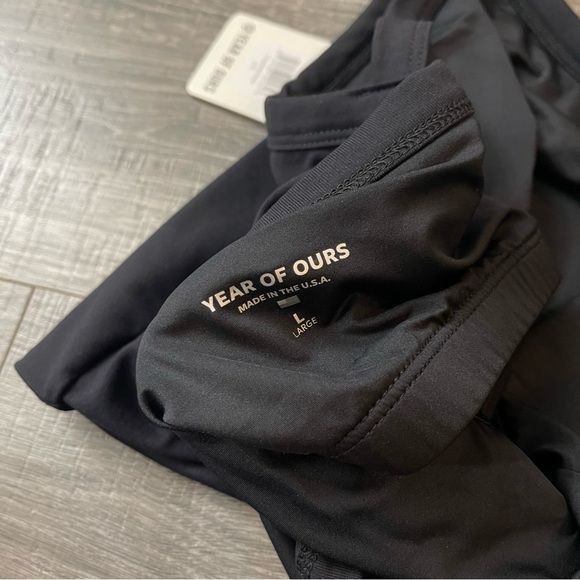 Other NWT Year of Ours Kendall Knot Crop Tank Black Women Size Lar Size L / US 10 / IT 46 - 6 Thumbnail