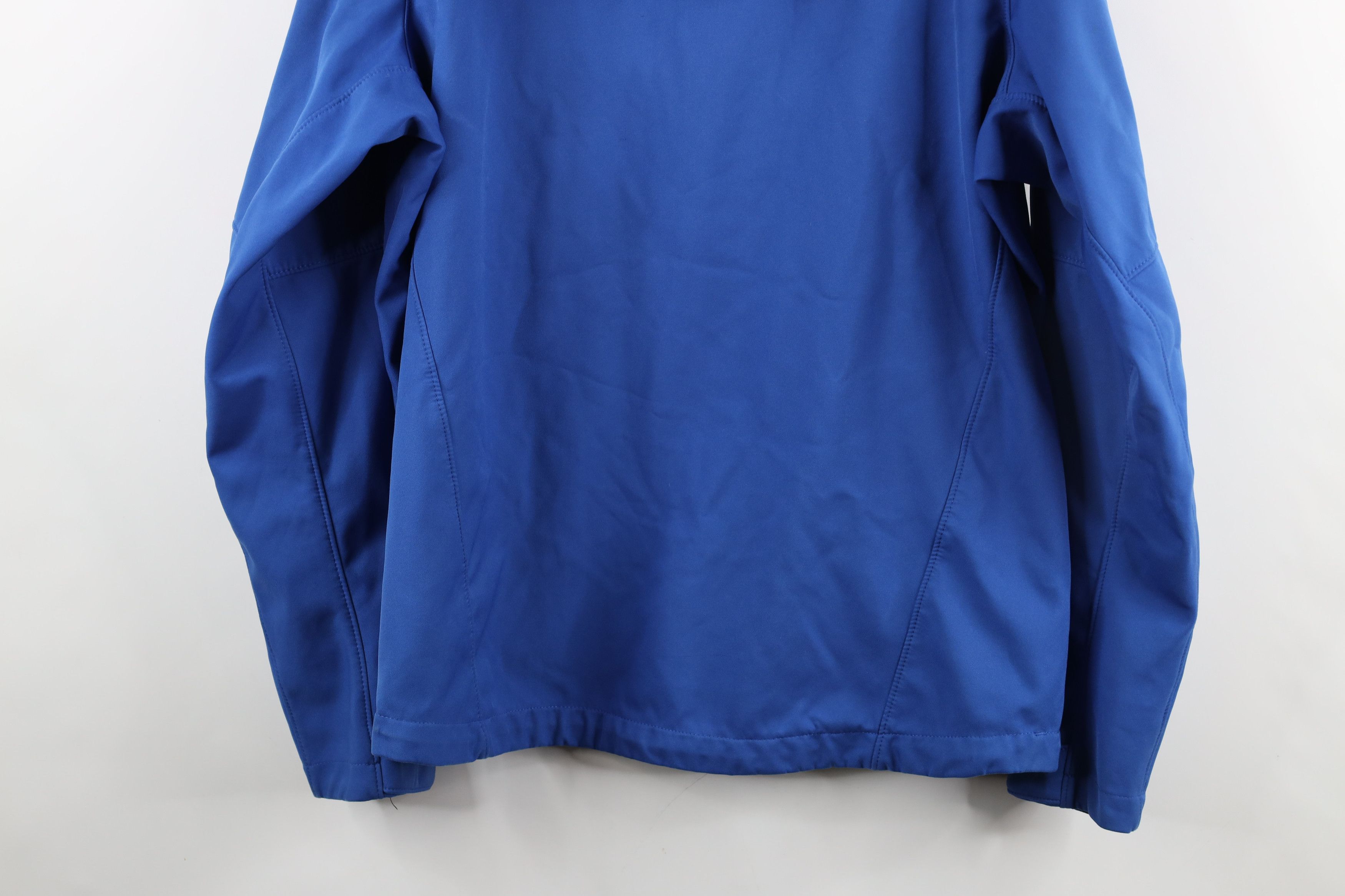 Mountain Hardwear × Vintage Vintage Mountain Hardwear Hooded Soft Shell Jacket Blue Size US L / EU 52-54 / 3 - 15 Thumbnail