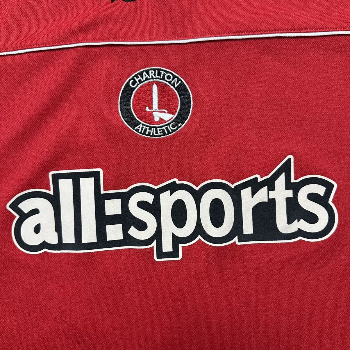 Joma CHARLTON JOMA 2002/2003 FOOTBALL HOME JERSEY #10 LISBIE Size US XXL / EU 58 / 5 - 5 Thumbnail