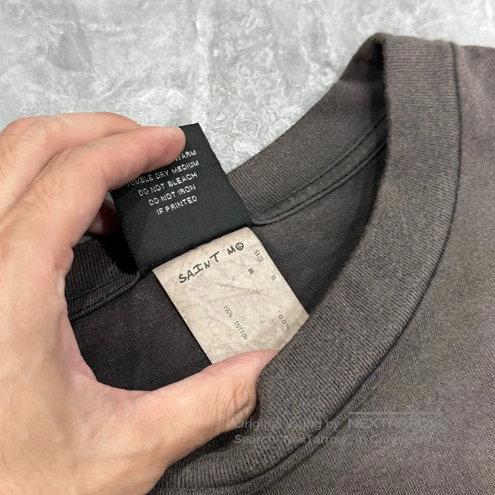 Saint Michael Saint Michael Black Washed Short Sleeve. Size US XL / EU 56 / 4 - 4 Thumbnail
