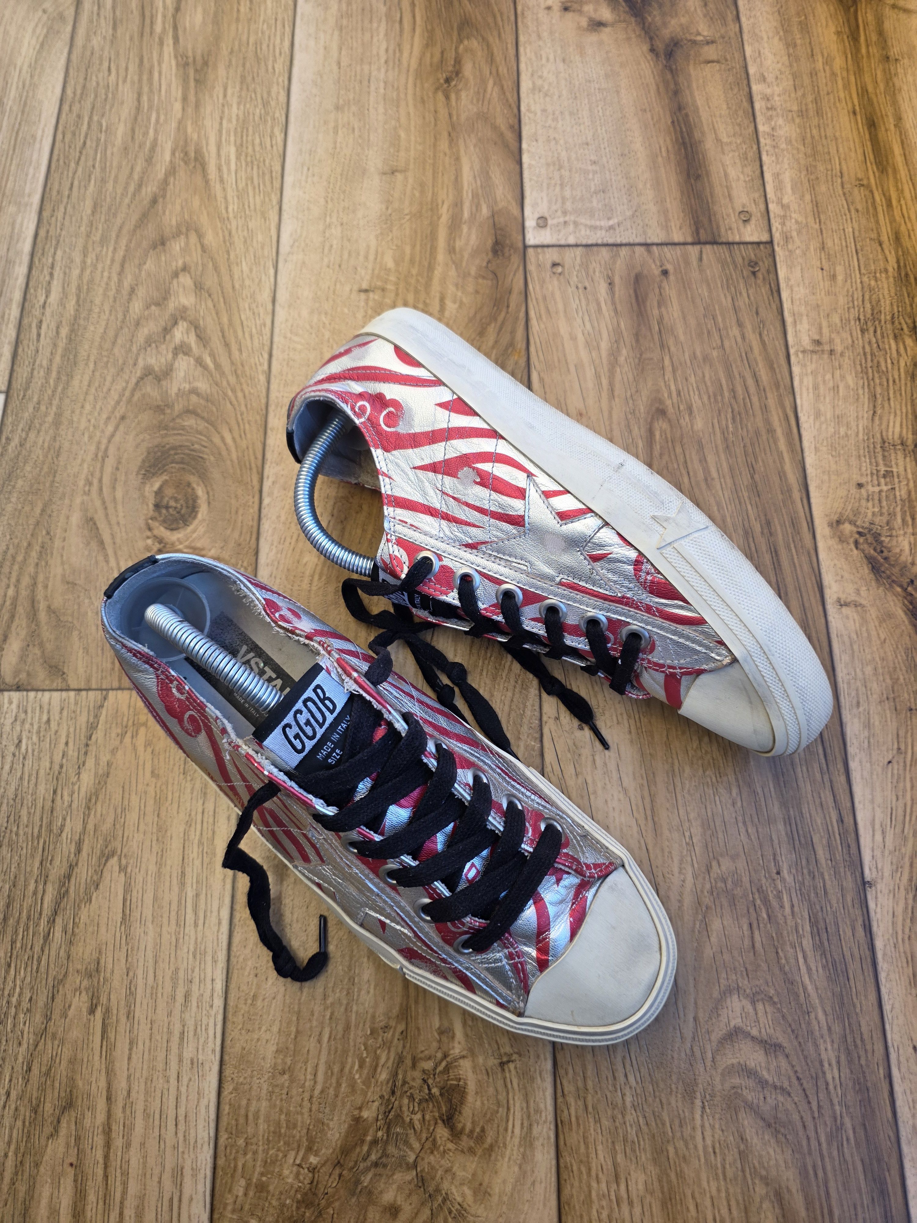 Golden Goose Golden Goose Vstar 2 Leather Sneakers Size US 7 / EU 40 - 4 Thumbnail