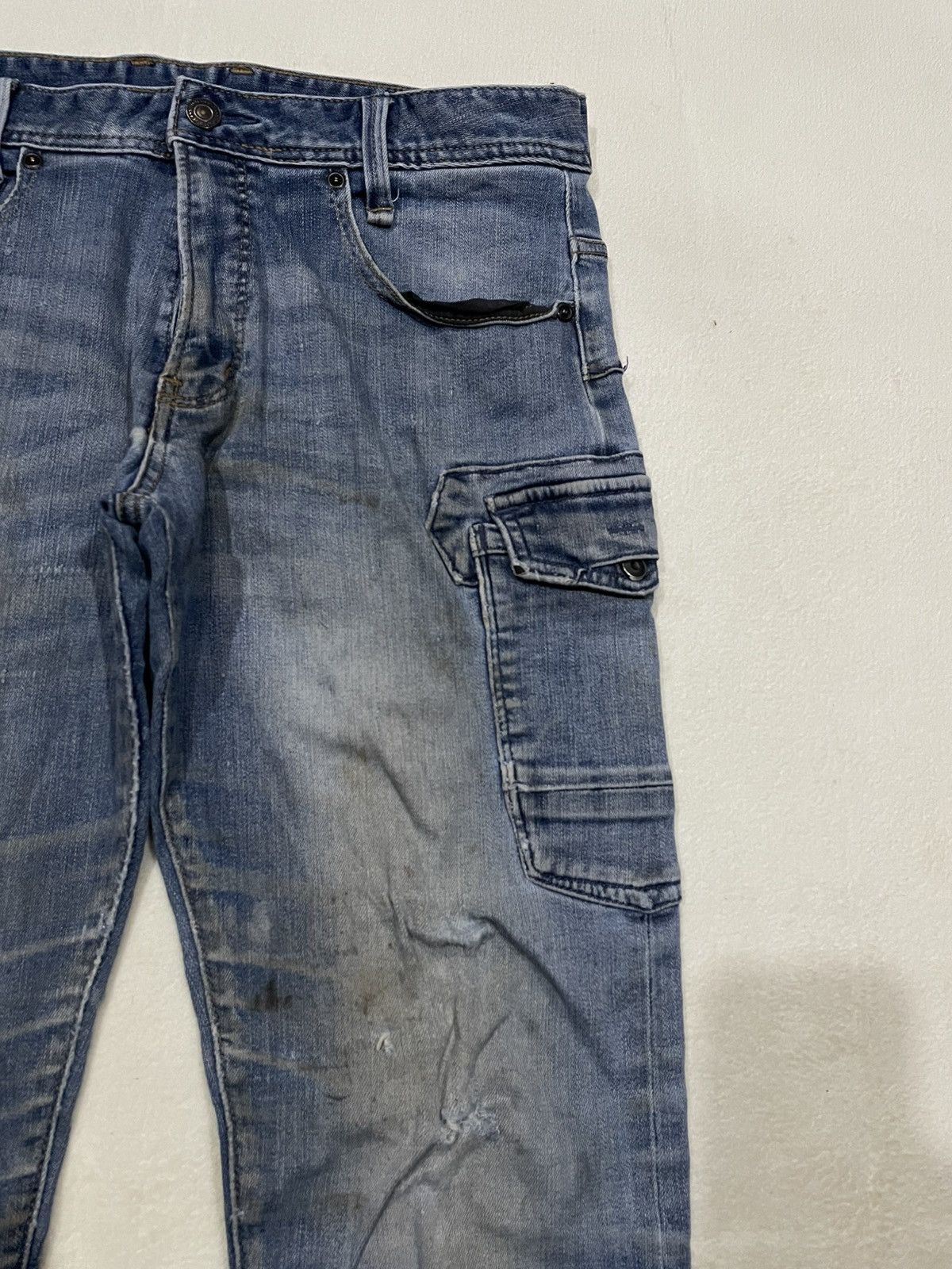 Japanese Brand Vintage Evenriver Distress Mudwash Denim Jeans Size US 32 / EU 48 - 4 Thumbnail