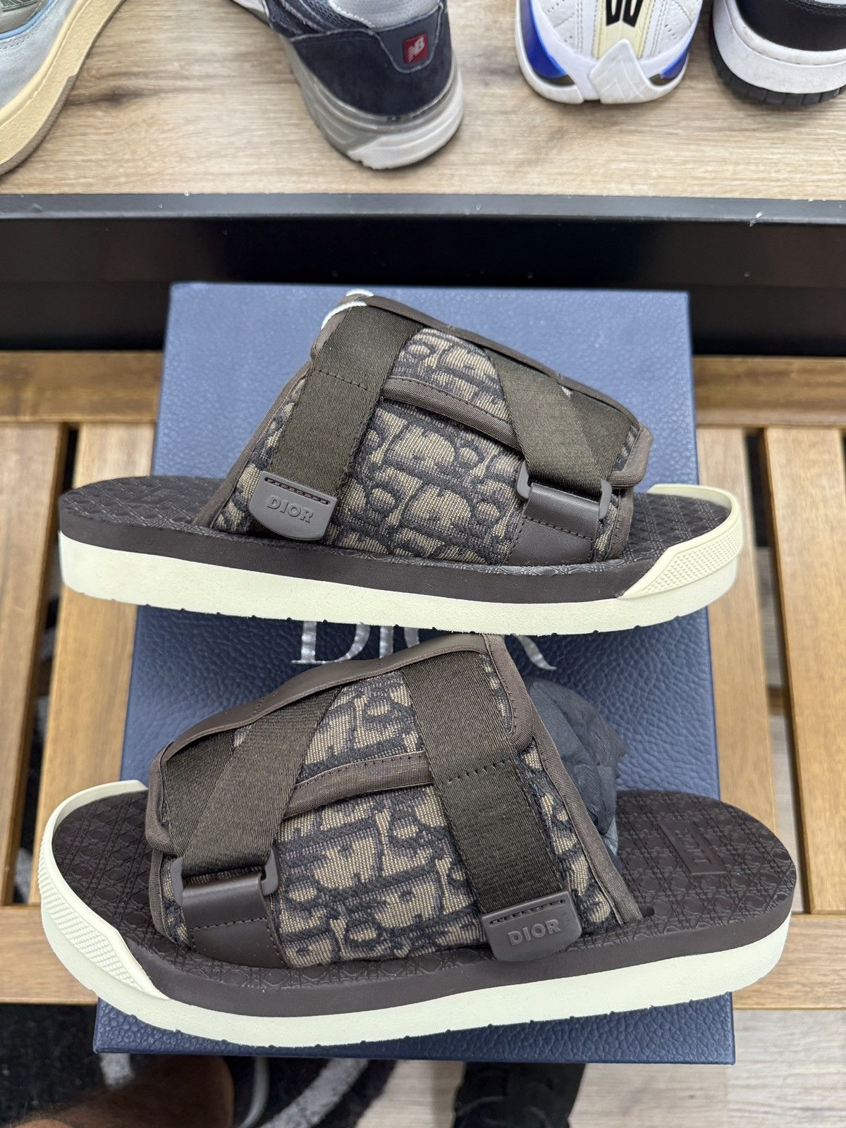 Dior Christian Dior Brown Sandals Size US 7 / EU 40 - 1 Thumbnail