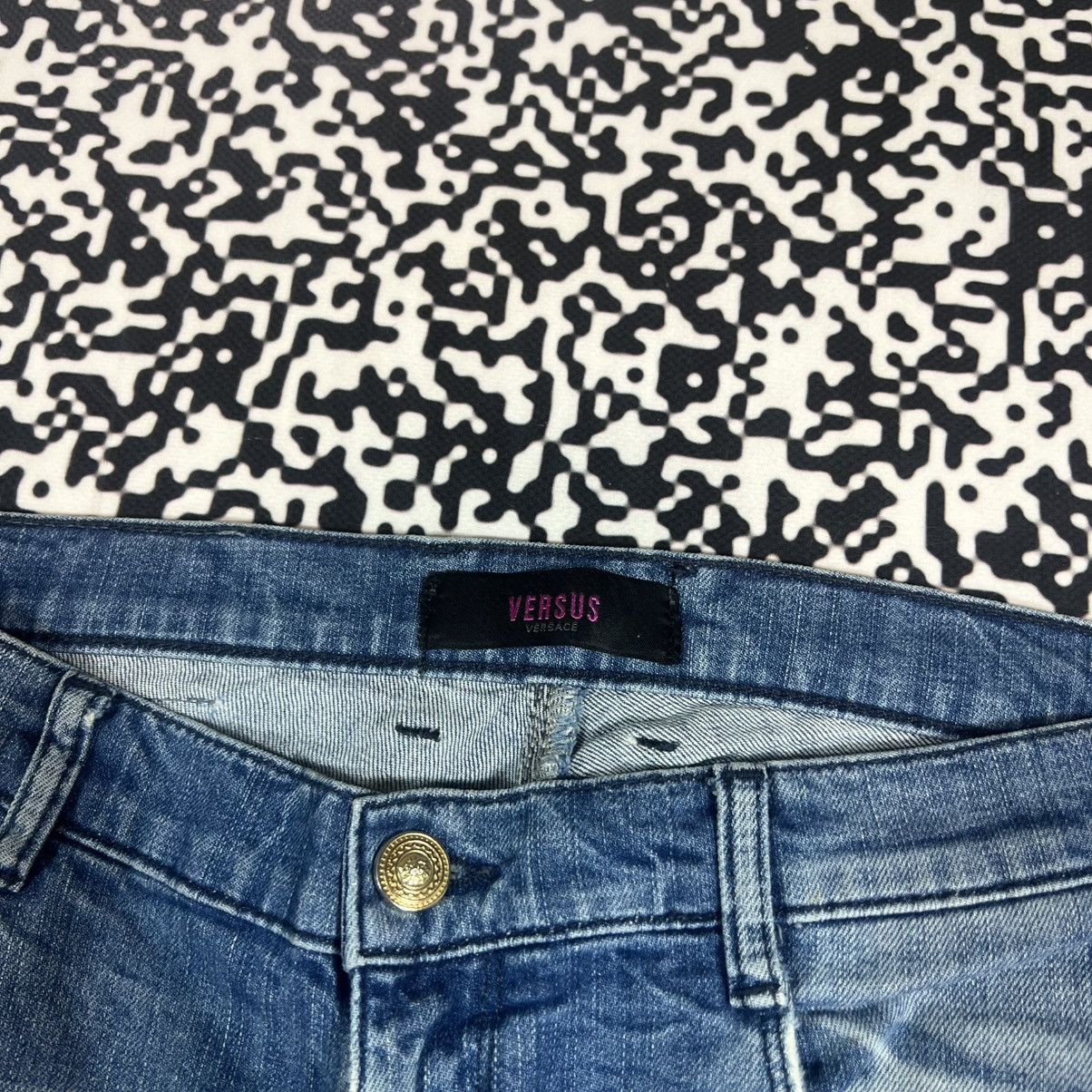 Versus Versace Vintage Y2K Versace Versus Luxury Casual Jeans 90s Style Size 28" / US 6 / IT 42 - 17 Thumbnail