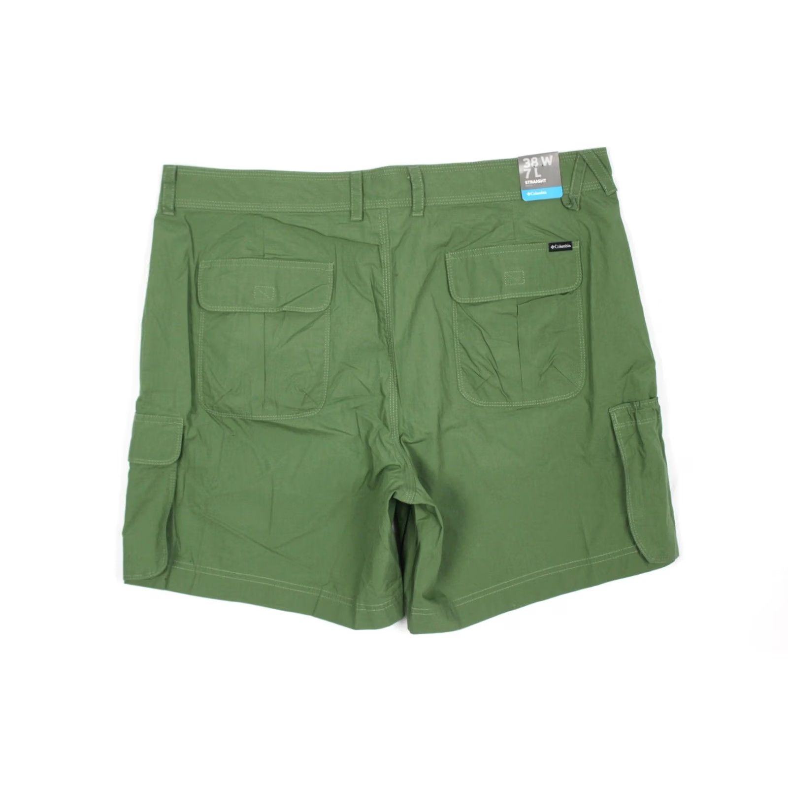 Vintage Columbia Men's Landroamer Cargo Shorts 38 x 7" Inseam Green AM2878 352 Size US 38 / EU 54 - 2 Thumbnail