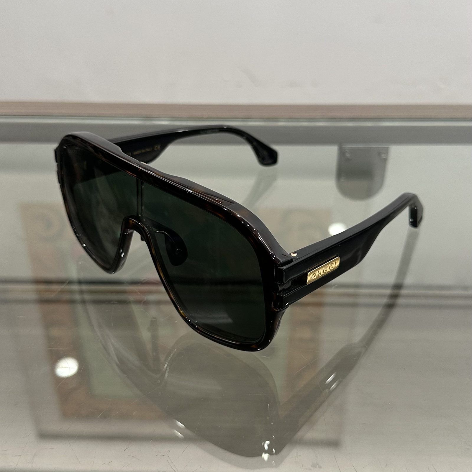 Gucci Gucci Massive Oversized Square Tinted Archive Sunglasses
