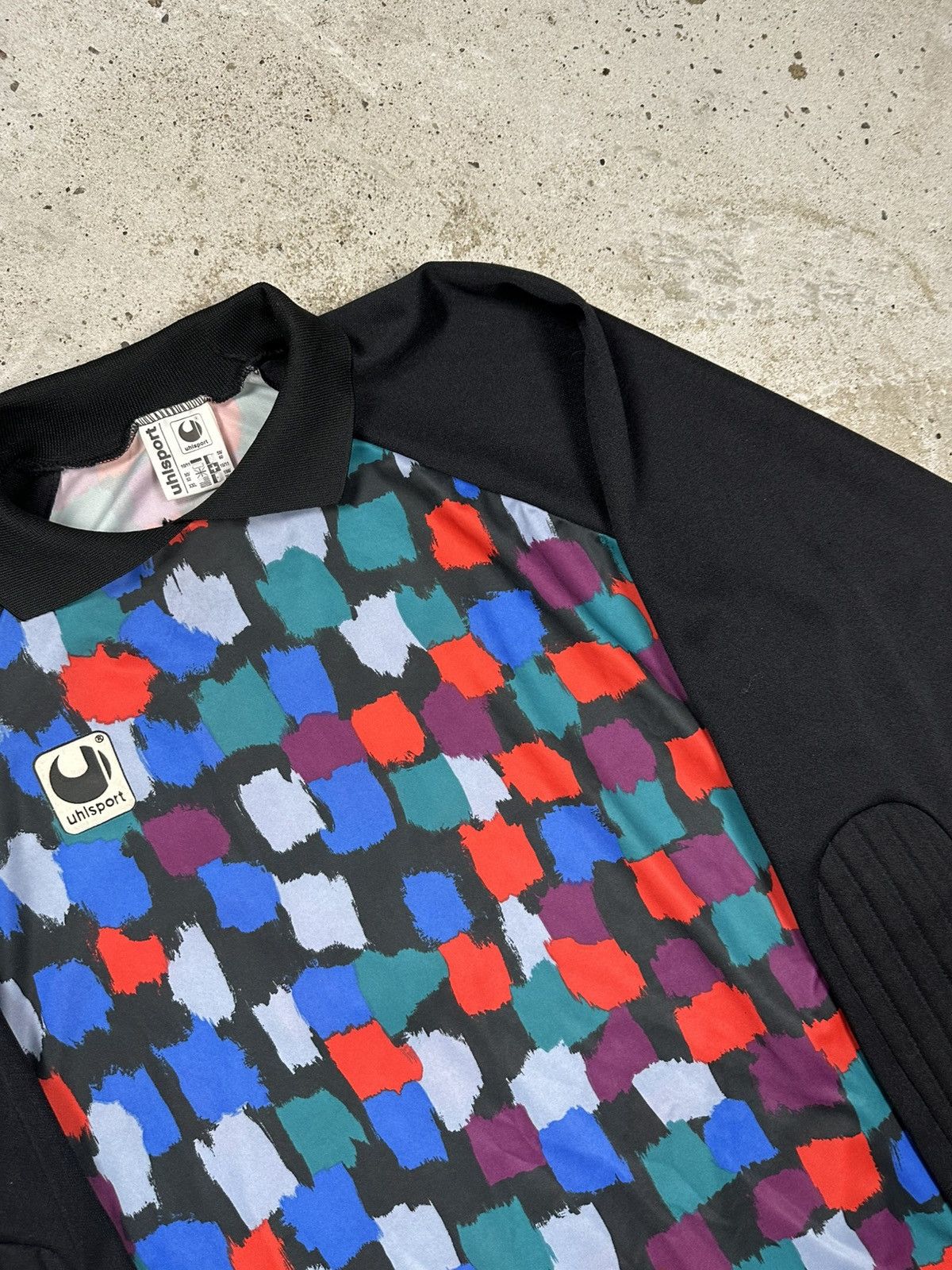 Vintage Vintage 90s UhlSport GK Template Jersey #1 Goalkepper Size US XXL / EU 58 / 5 - 7 Thumbnail