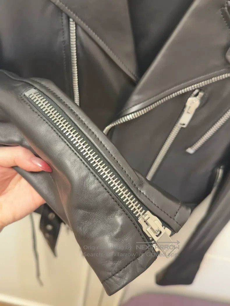 Saint Laurent Paris Saint Laurent Paris Lamb Leather Motorcycle Jacket Size XS / US 0-2 / IT 36-38 - 5 Thumbnail