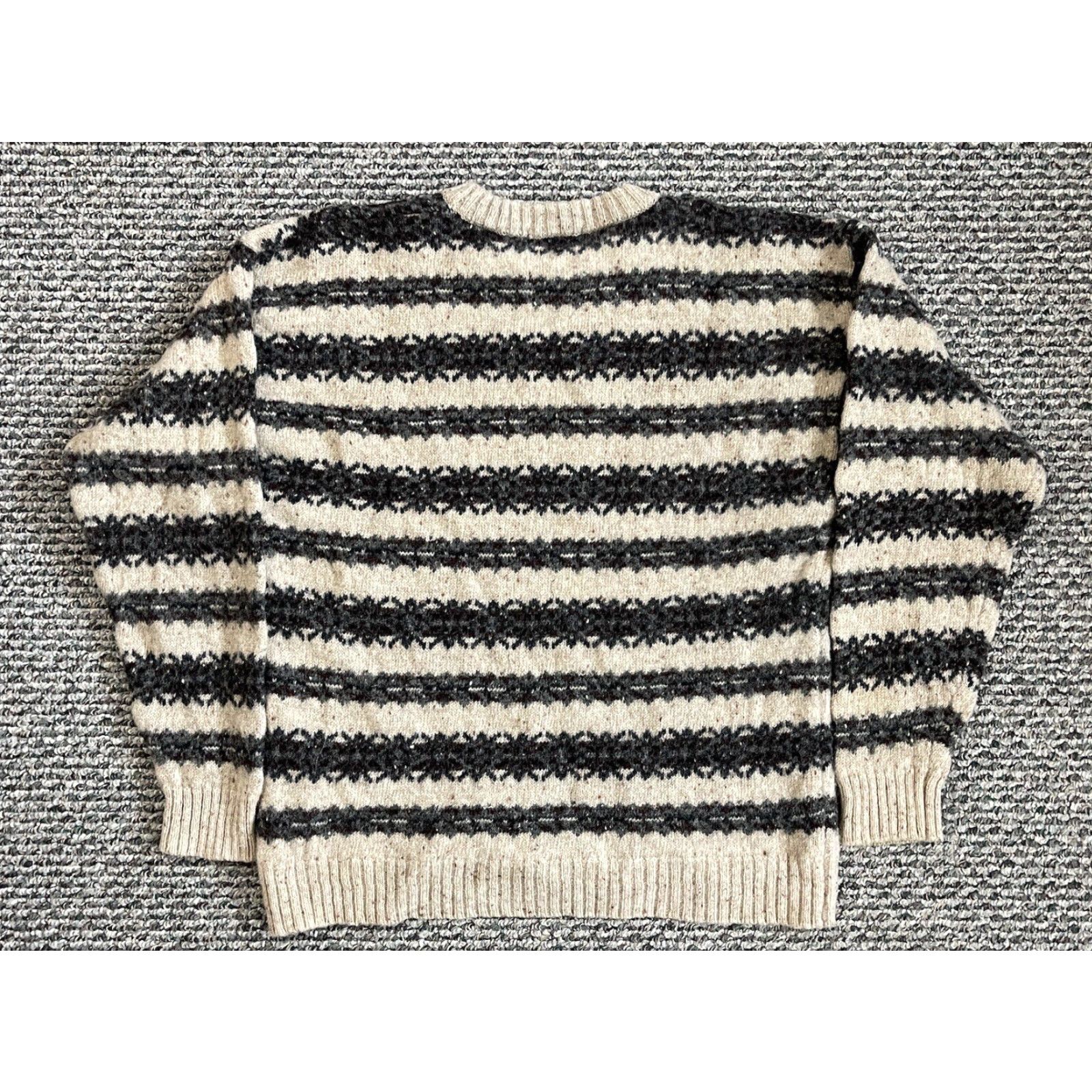 Jantzen VINTAGE Jantzen Sweater Men M Medium Beige Wool Fair Isle Nordic 90s Knit Pullover Size US M / EU 48-50 / 2 - 5 Thumbnail