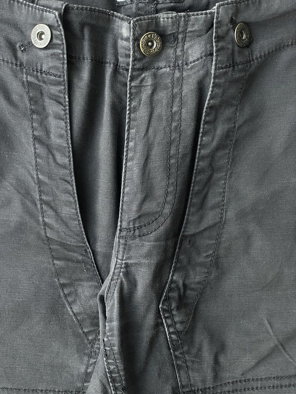 Final Home Vintage Final Home Issey Miyake Black Tactical Pants Size US 36 / EU 52 - 4 Thumbnail