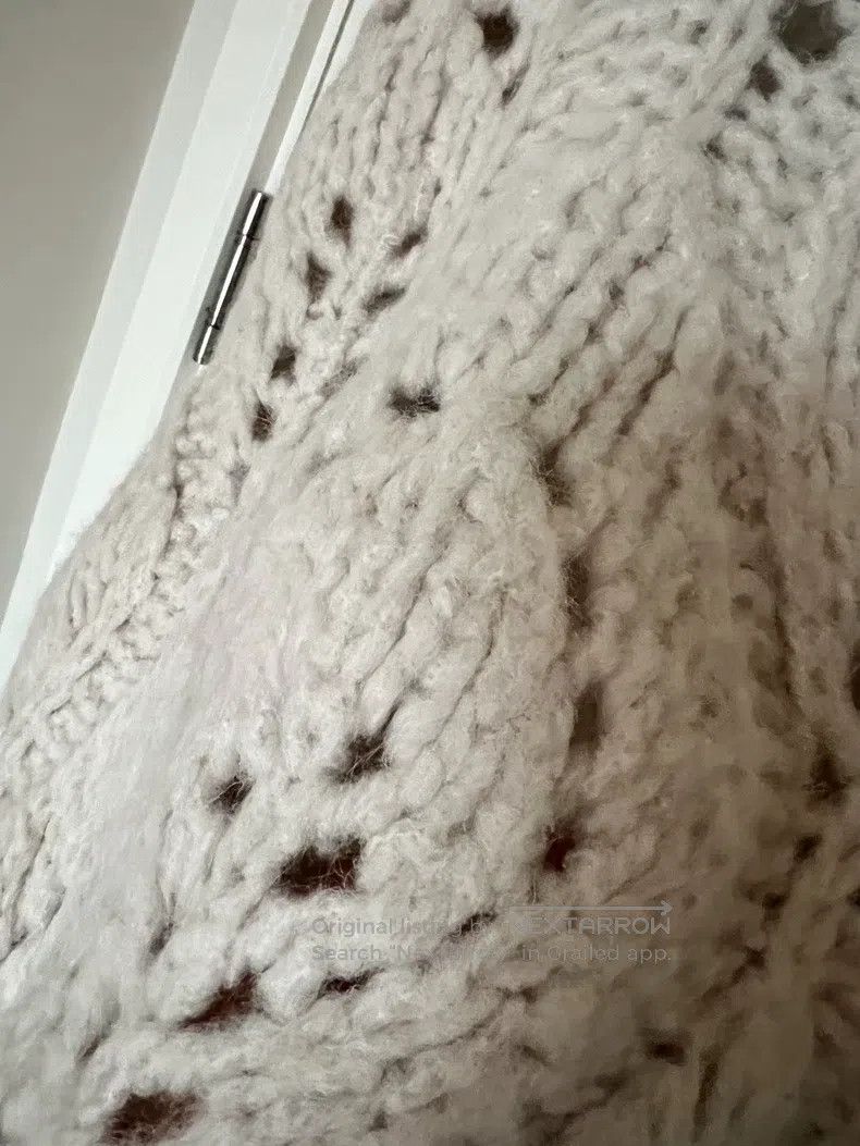 Brunello Cucinelli Brunello Cucinelli Beige alpaca wool knitted sweater, warm Size L / US 10 / IT 46 - 7 Thumbnail