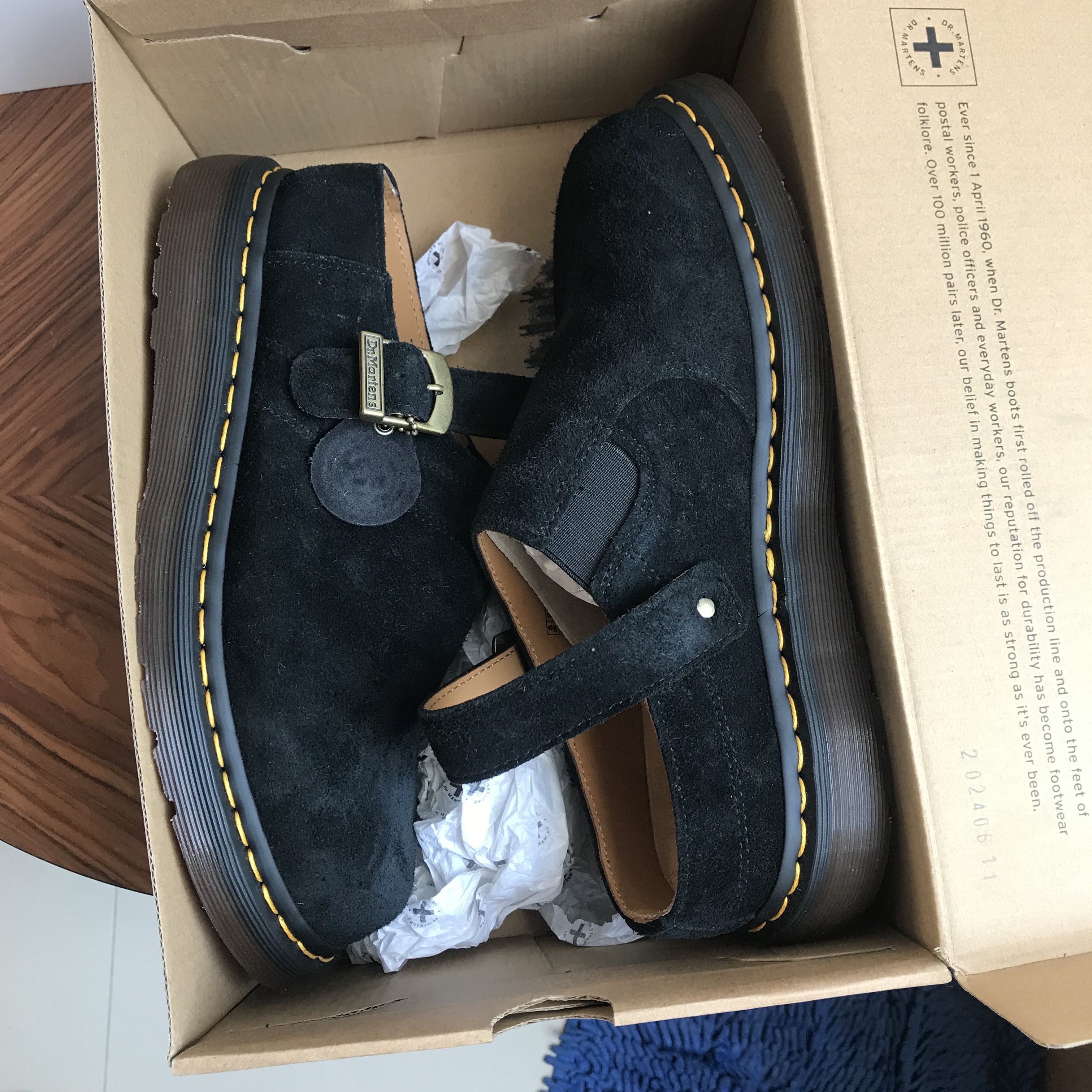 Dr. Martens Dr Martens Isham Dessert Oasis Suede Yellow Stitch Shoe Size US 9 / EU 42 - 16 Thumbnail