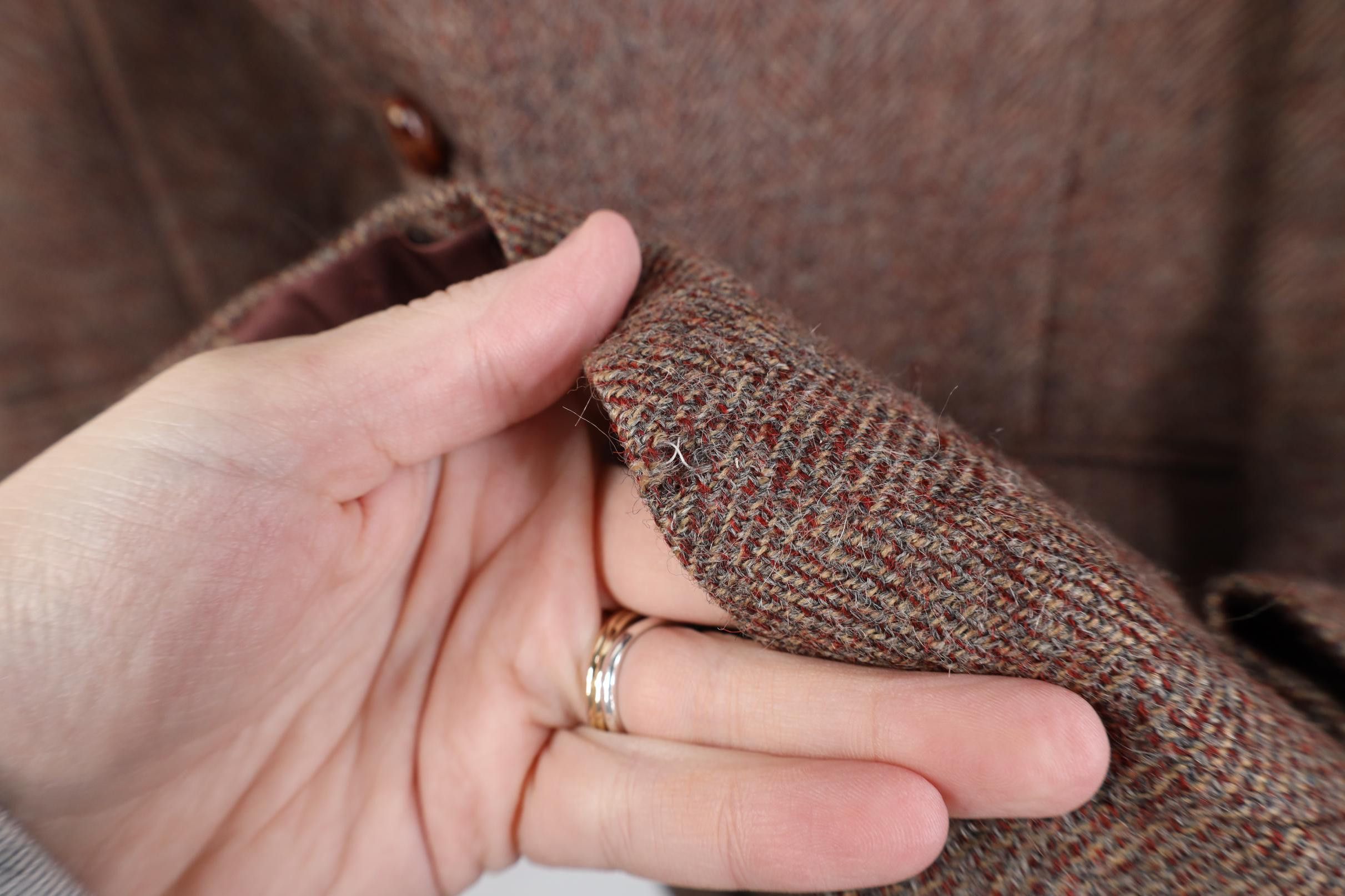 Vintage Vintage 70s Streetwear Tweed Suit Coat Blazer Jacket USA Size US XL / EU 56 / 4 - 4 Thumbnail