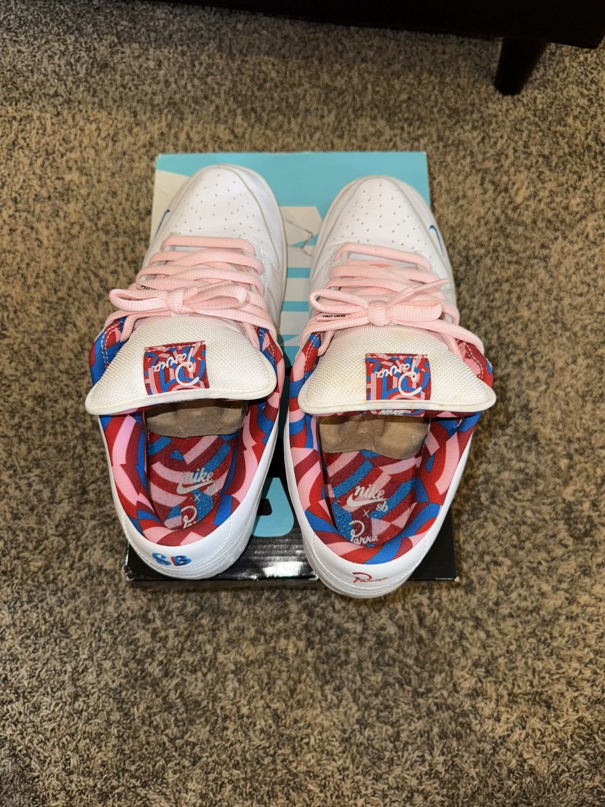 Nike × Parra Nike SB Dunk Low Parra Size US 13 / EU 46 - 3 Thumbnail