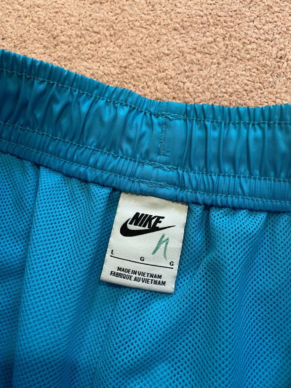 Nike Y2K shorts Nike logo blue Vintage Size US 34 / EU 50 - 2 Thumbnail
