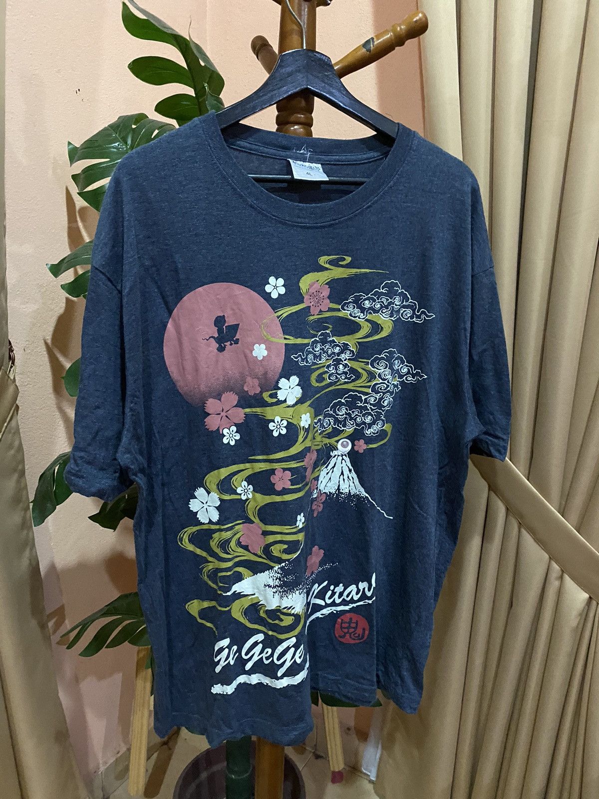 Anime GeGeGe no Kitaro Vintage Japanese Graphic T-shirt - 4L Size Size US XXL / EU 58 / 5 - 3 Thumbnail