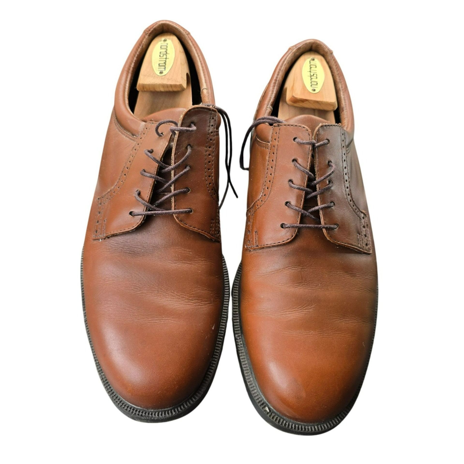 Florsheim Florsheim Mens Brown Leather Oxford Shoes Size 11 M Comforte Size US 11 / EU 44 - 1 Thumbnail