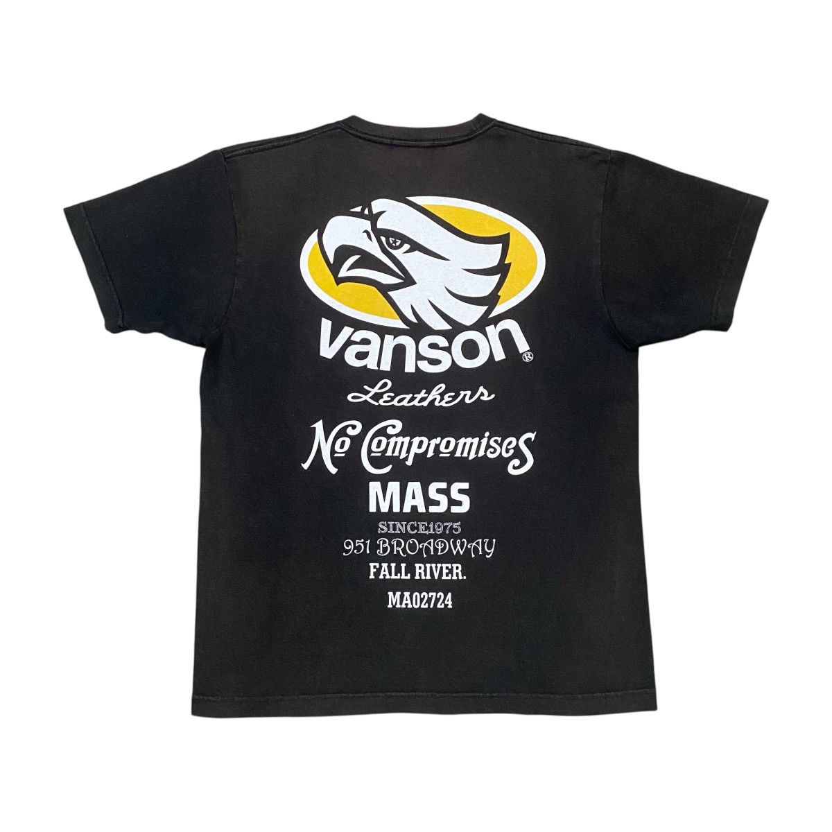 Vanson Leathers Vanson Leathers Bikers T Shirt Faded Medium Size Size US M / EU 48-50 / 2 - 1 Thumbnail