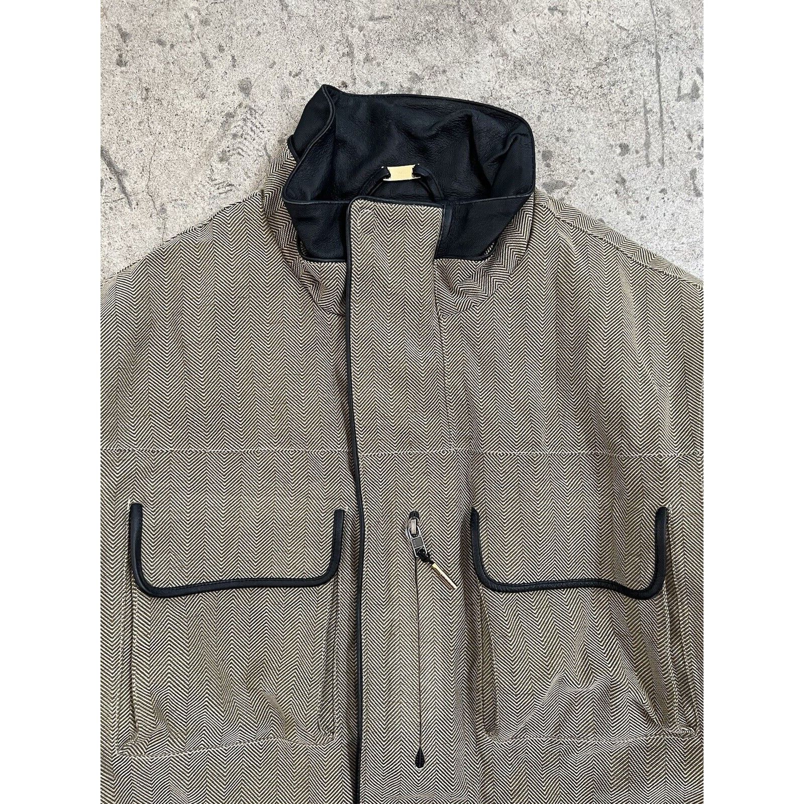 Nike Nike AF1 ‘82 RARE VTG Jacket Coat Mens L Herringbone Pattern Size US L / EU 52-54 / 3 - 3 Thumbnail
