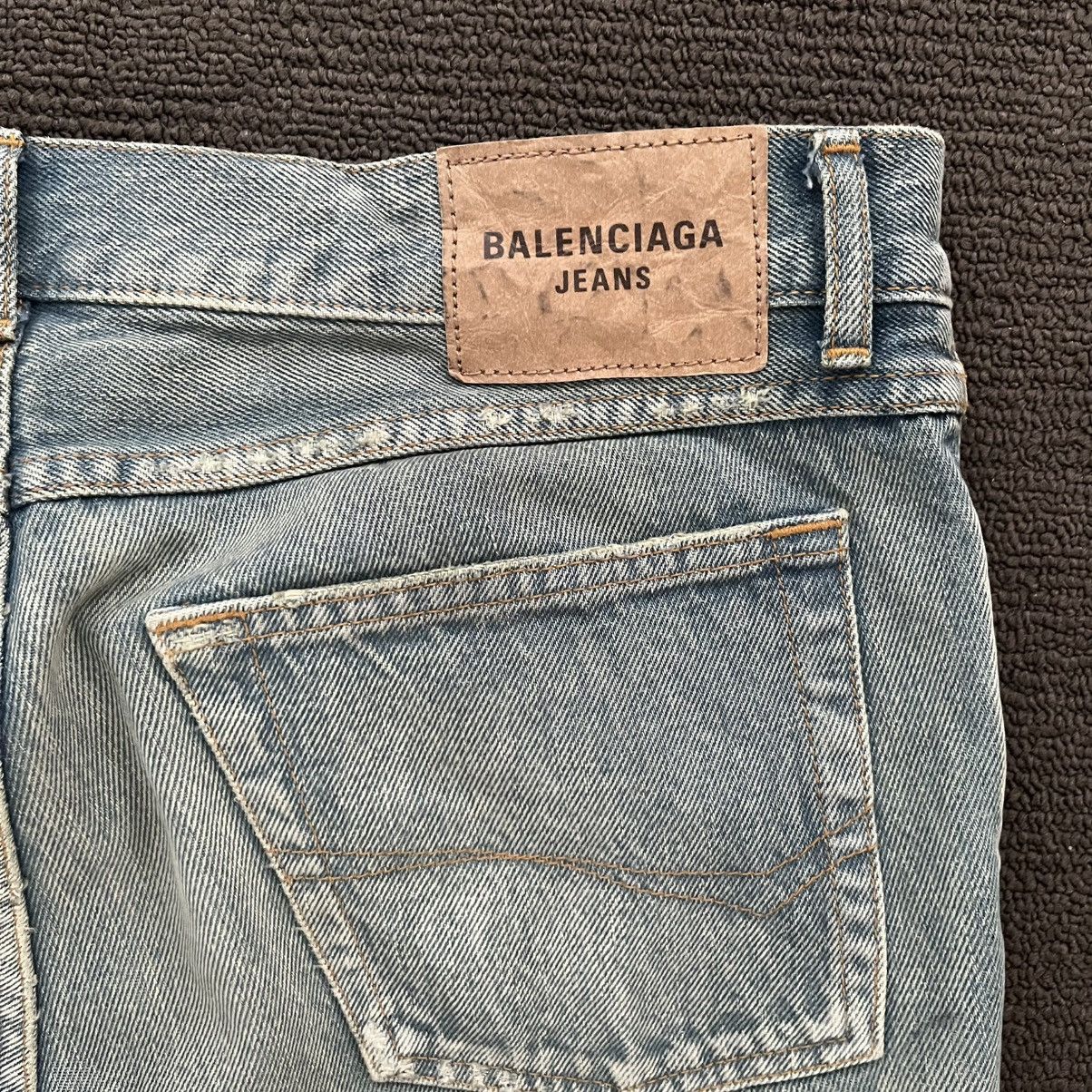 Balenciaga BALENCIAGA BLUE DENIM JEANS Size US 30 / EU 46 - 3 Thumbnail