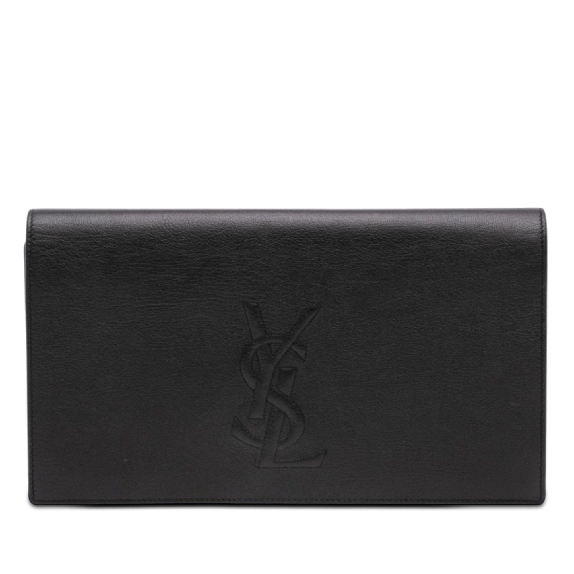 Saint Laurent Paris Calfskin Monogram Belle De Jour Clutch Size ONE SIZE - 1 Thumbnail