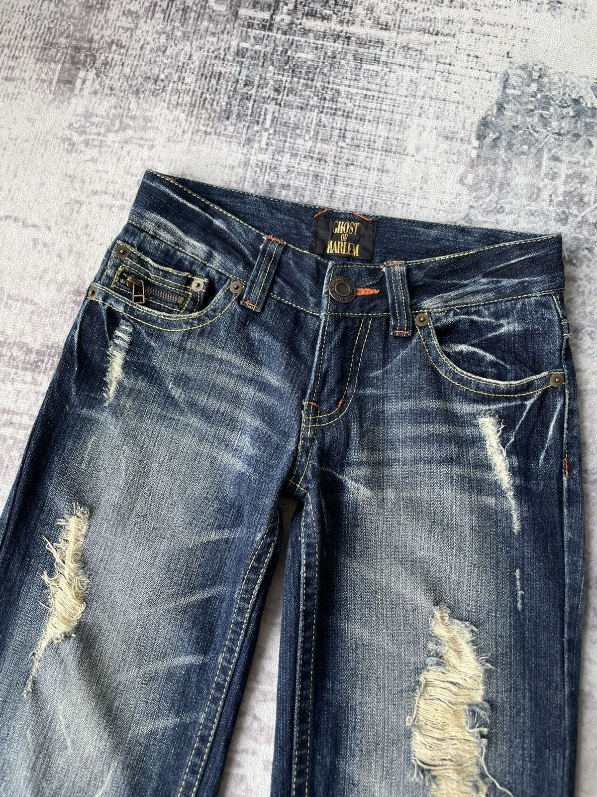 If Six Was Nine Ghost of Harlem Flared Jeans Size US 28 / EU 44 - 5 Thumbnail