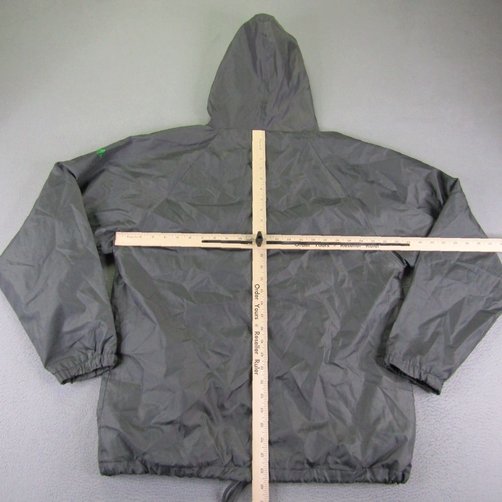 Emerica Emerica Jacket Mens Large Gray Snap Up Windbreaker Skateboarding Skater Coat Size US L / EU 52-54 / 3 - 7 Thumbnail