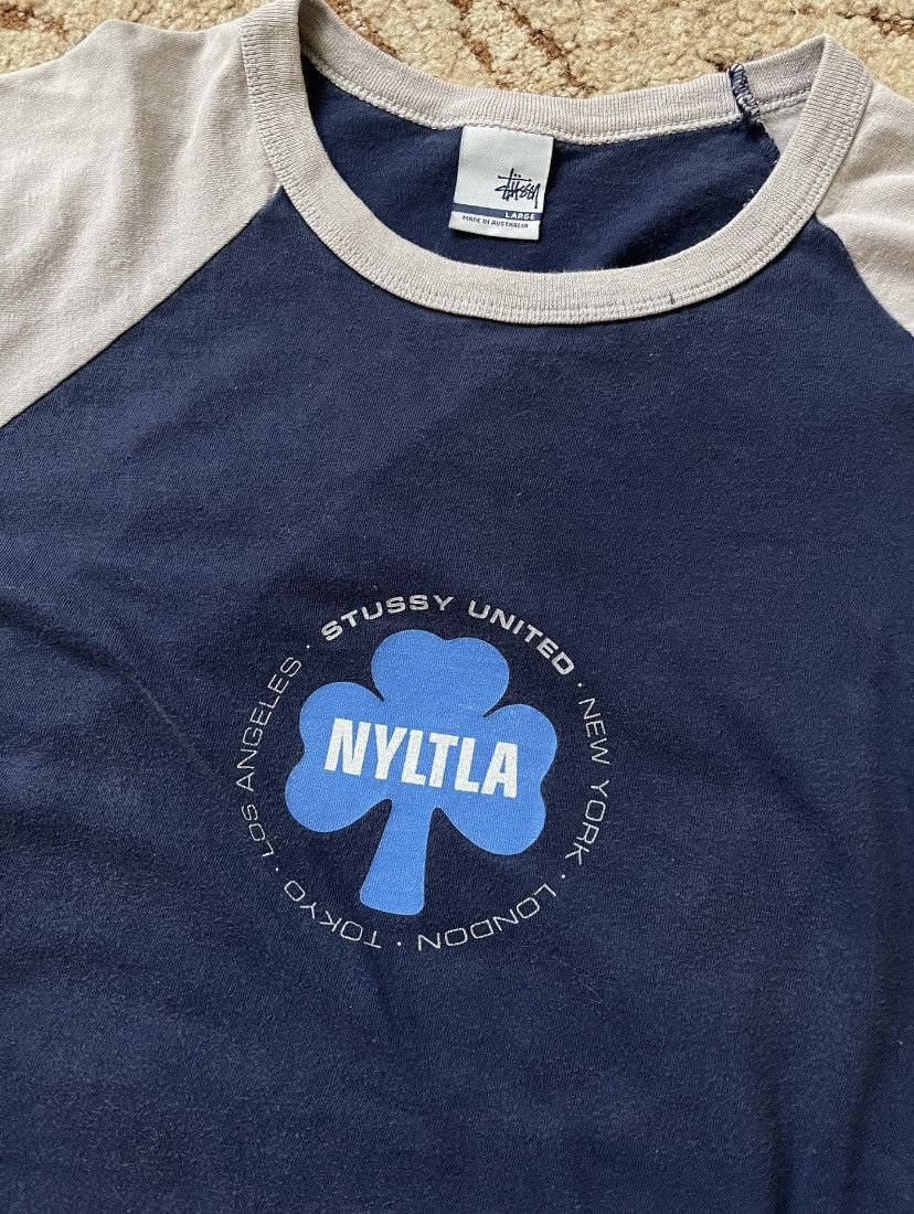 Stussy × Vintage Vintage Stussy Nyltla world tour tee Size US L / EU 52-54 / 3 - 3 Thumbnail