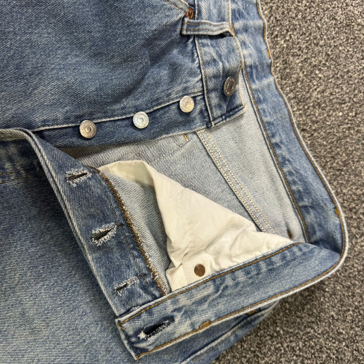 Engineered Garments × Levi's 🔥🇺🇸 Vintage y2k Classic Levis 501 Acid Wash Denim W33 Size US 33 - 13 Thumbnail