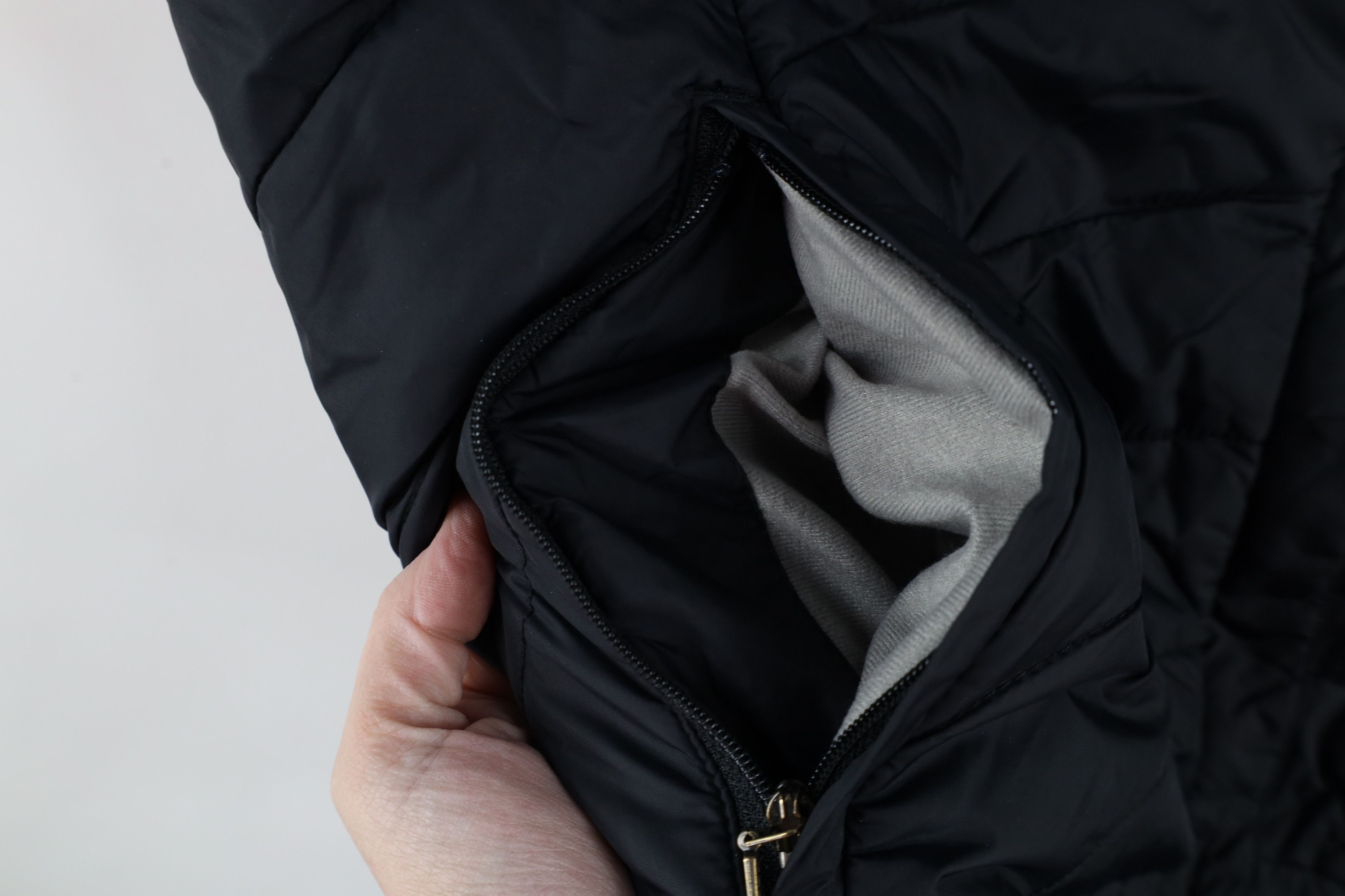 Lands' End × Vintage Vintage Lands End Blank Full Zip Puffer Vest Jacket Black Size M / US 6-8 / IT 42-44 - 5 Thumbnail