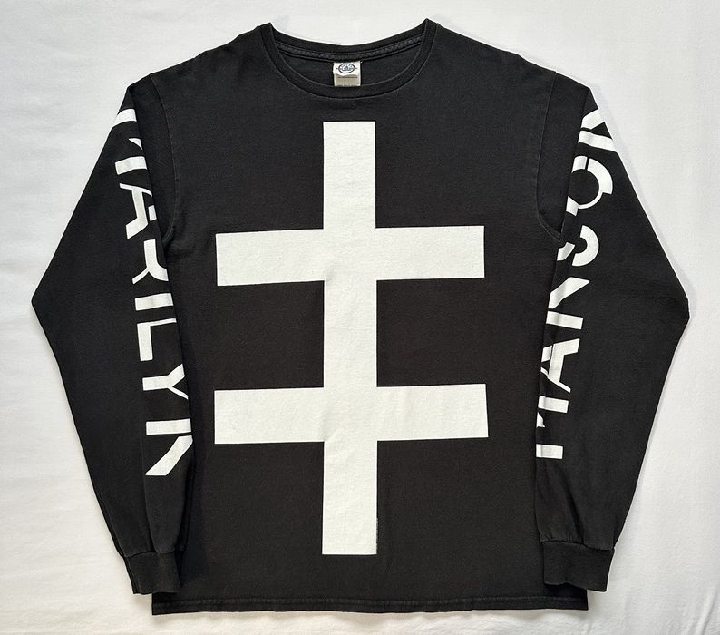 White Cross Long Sleeve T-shirt