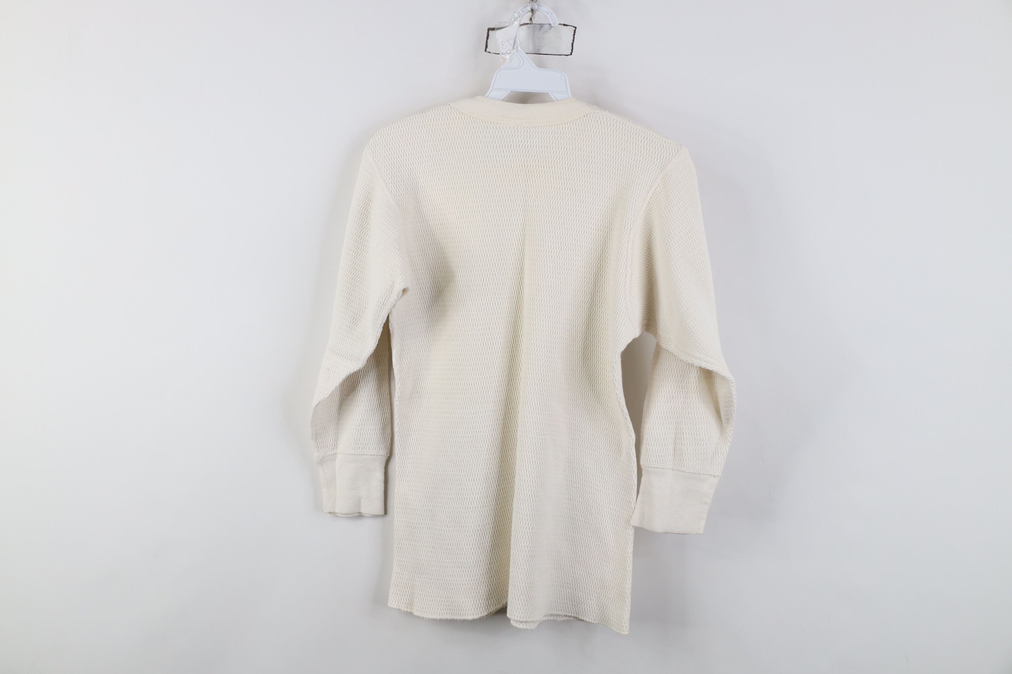 Vintage Vintage 70s Streetwear Waffle Knit Long Sleeve T-Shirt USA Size US L / EU 52-54 / 3 - 8 Thumbnail