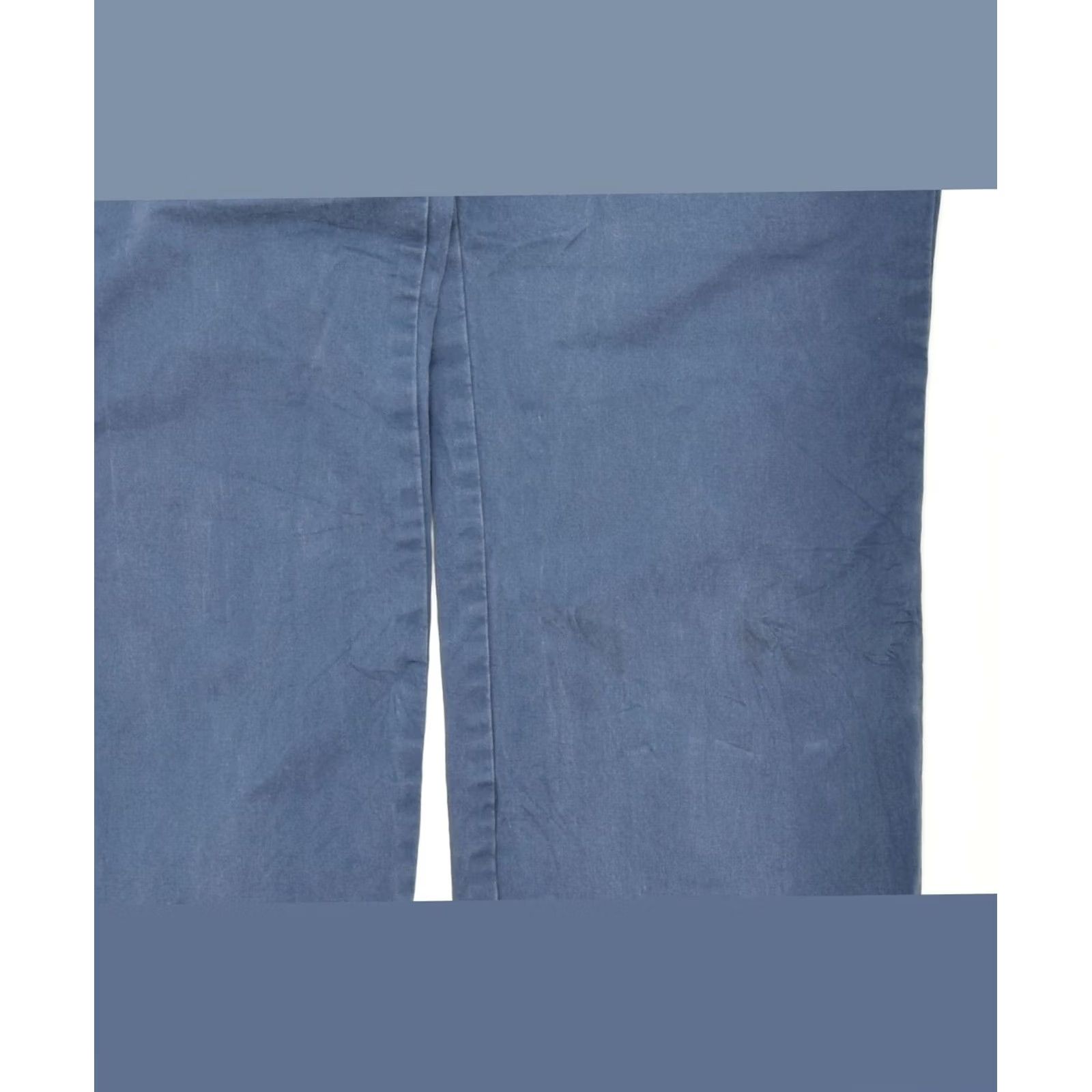 Eddie Bauer EDDIE BAUER Womens Straight Casual Trousers Blue US 10 Large W34 L31 Size 36" / US 14 / IT 50 - 3 Thumbnail