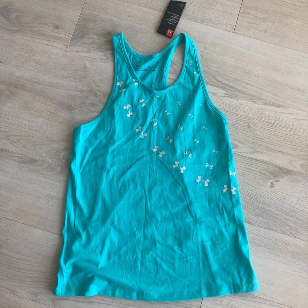 Under Armour Under Armour Women's Lightweight Workout Tank Top - Teal Size S / US 4 / IT 40 - 5 Thumbnail