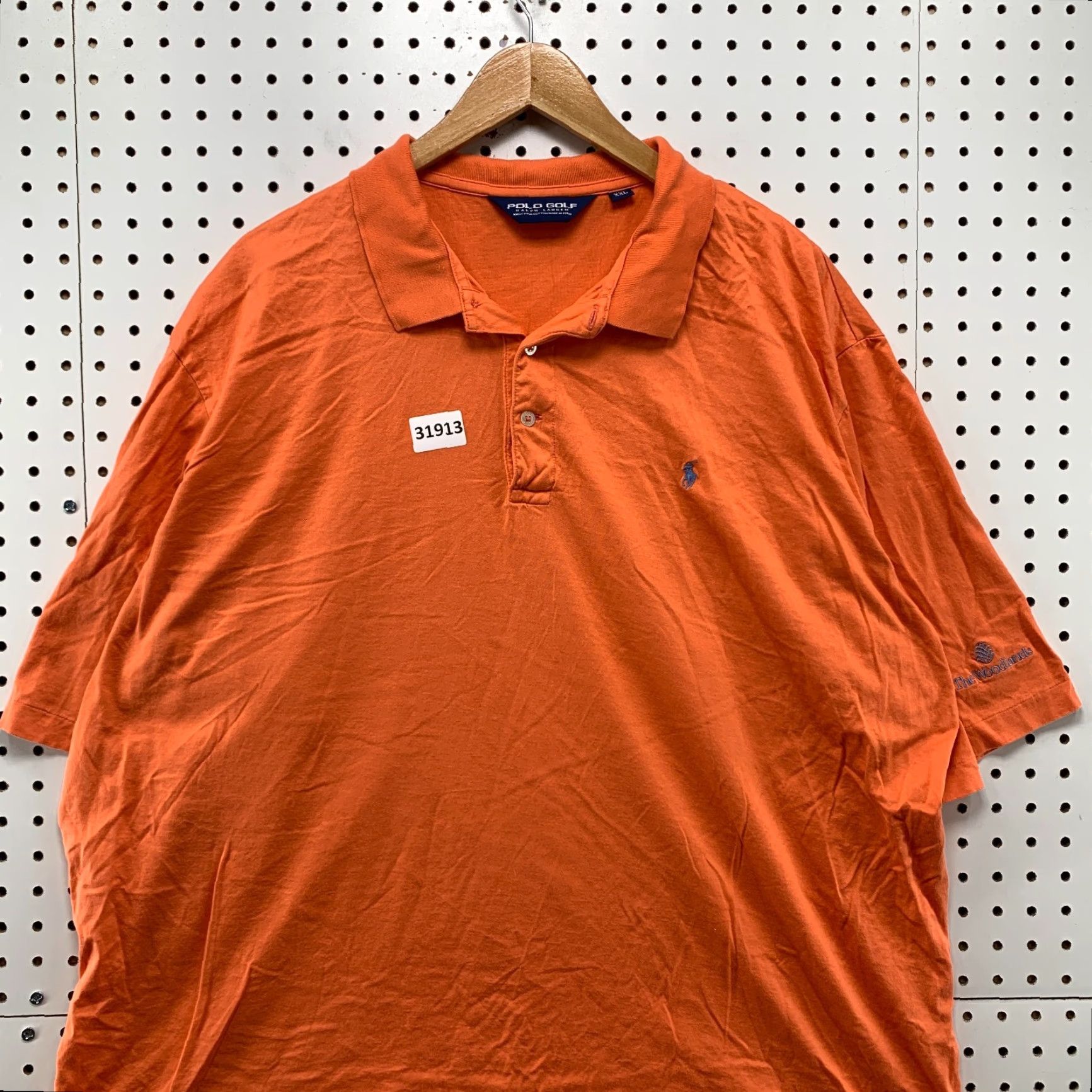 Ralph Lauren Polo Golf Ralph Lauren Collared Shirt Mens 2XL Orange Green Pony 28x31 WOODLANDS Size US XXL / EU 58 / 5 - 6 Thumbnail