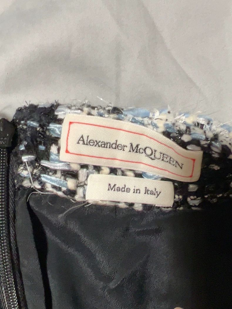 Alexander McQueen Alexander McQUEEN Knitted plaid skirt 2505-Nextarrow Size 24" / US 00 / IT 34 - 3 Thumbnail