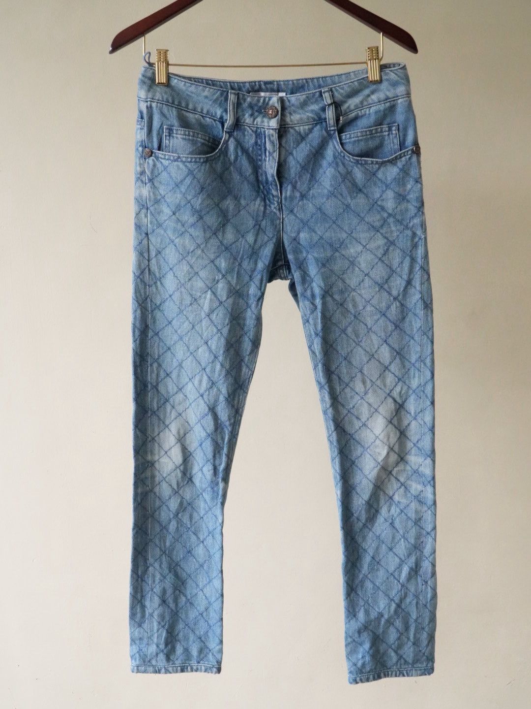Chanel Chanel Blue Denim Jeans Size 25" / US 0 / IT 36 - 1 Thumbnail