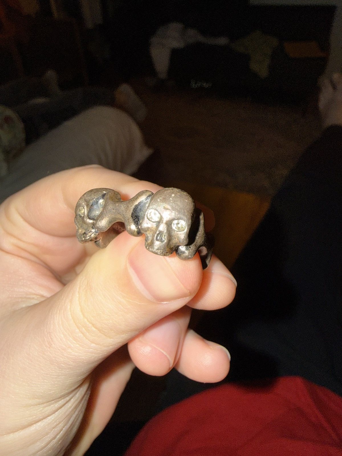 Stephen Webster Diamond Skull Ring Size ONE SIZE - 7 Thumbnail