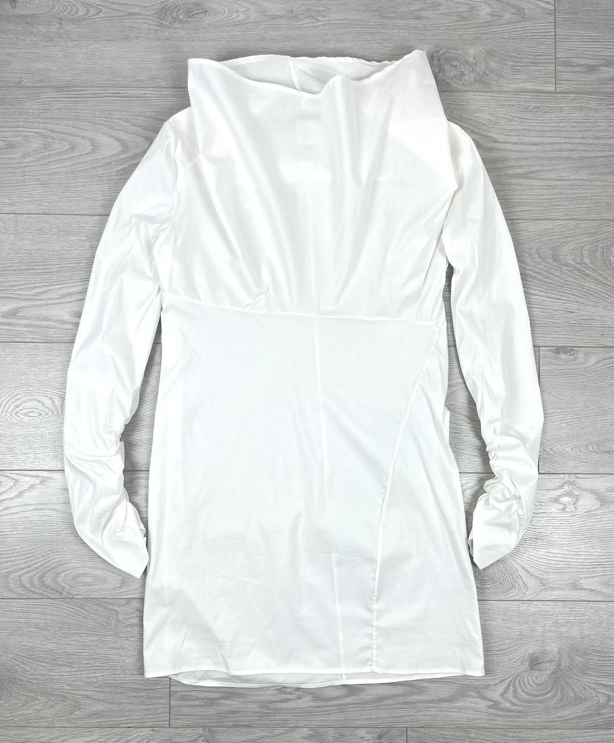 Le Grande Bleu (L.G.B.) Sarah Pacini White Light Avante Garde Dress Size M / US 6-8 / IT 42-44 - 1 Thumbnail