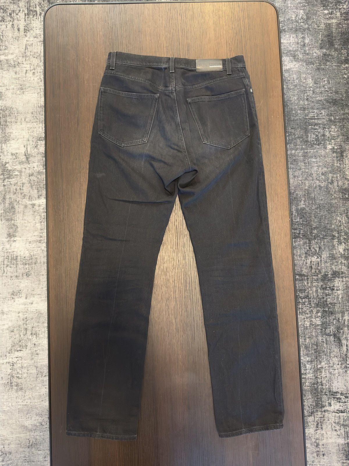 Blk Dnm BLK DNM 21 Hill Black Jeans 32 X 34 in Straight Fit $255 Size US 31 - 2 Thumbnail