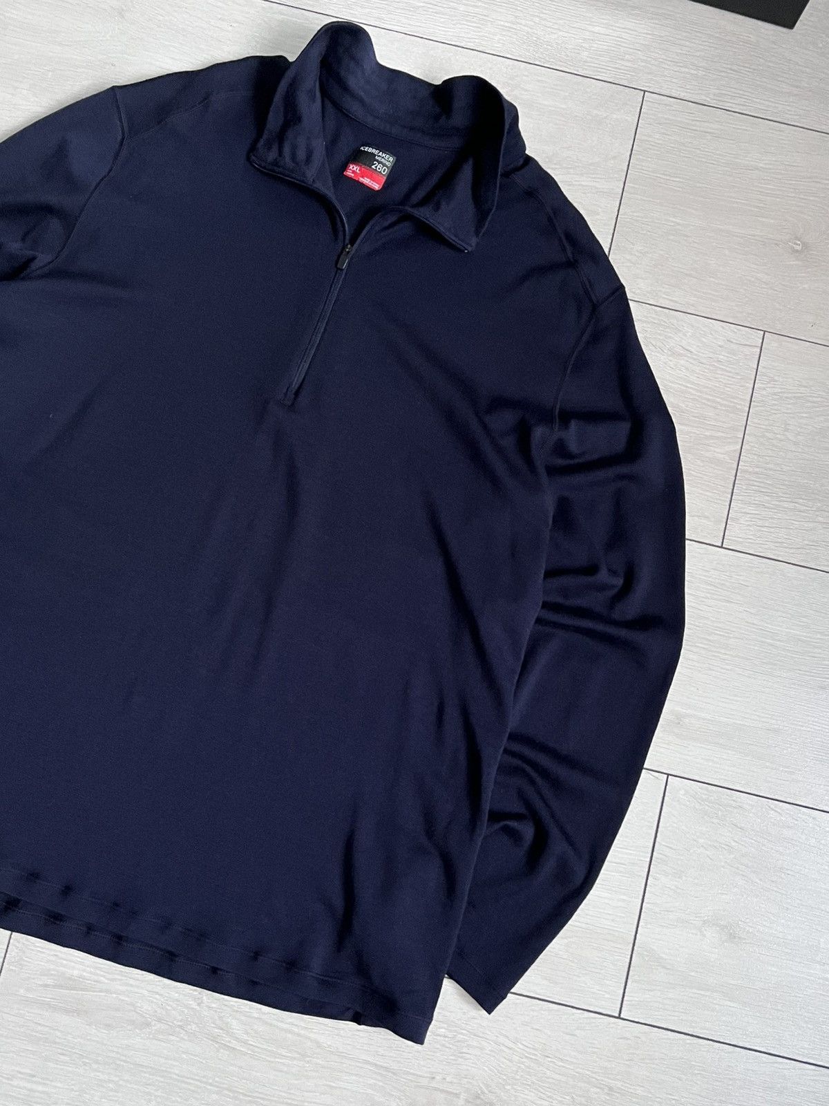 Icebreaker Icebreaker 100% Merino Wool 1/3 Zip Sweater Size US XXL / EU 58 / 5 - 3 Thumbnail