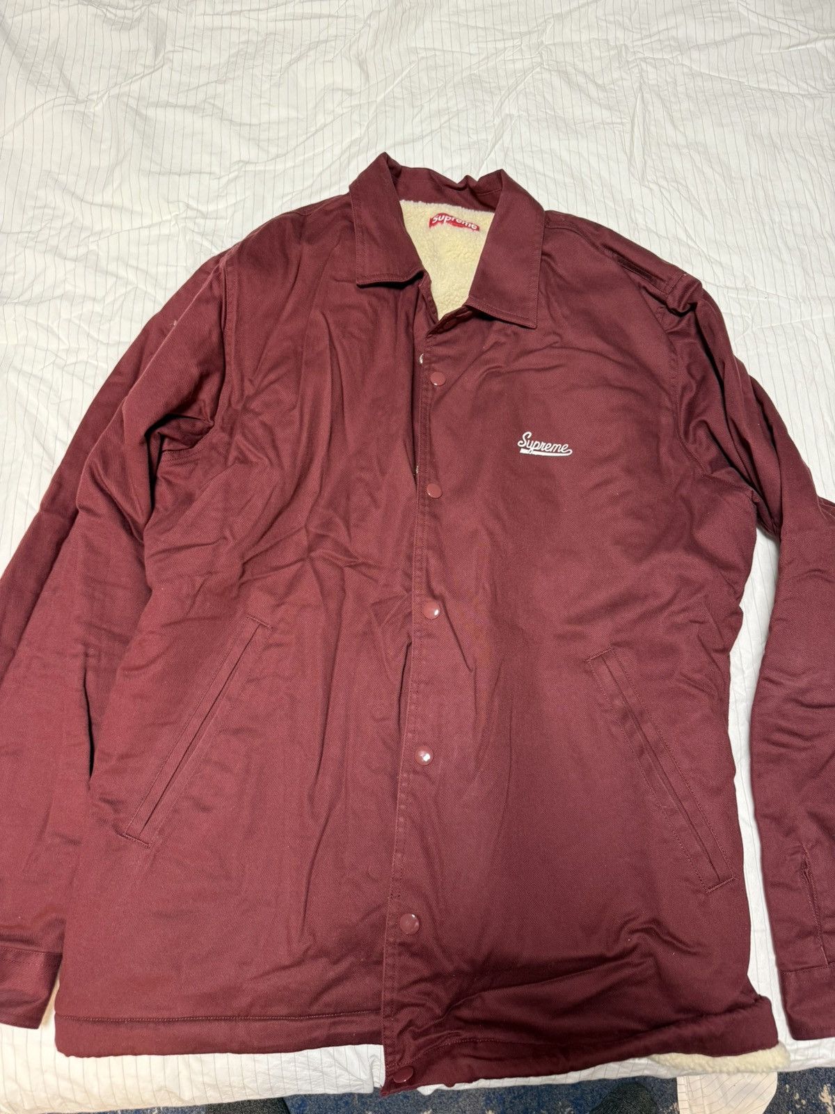 Supreme Supreme Sherpa Lined Coach’s Jacket XL Size US XL / EU 56 / 4 - 1 Thumbnail