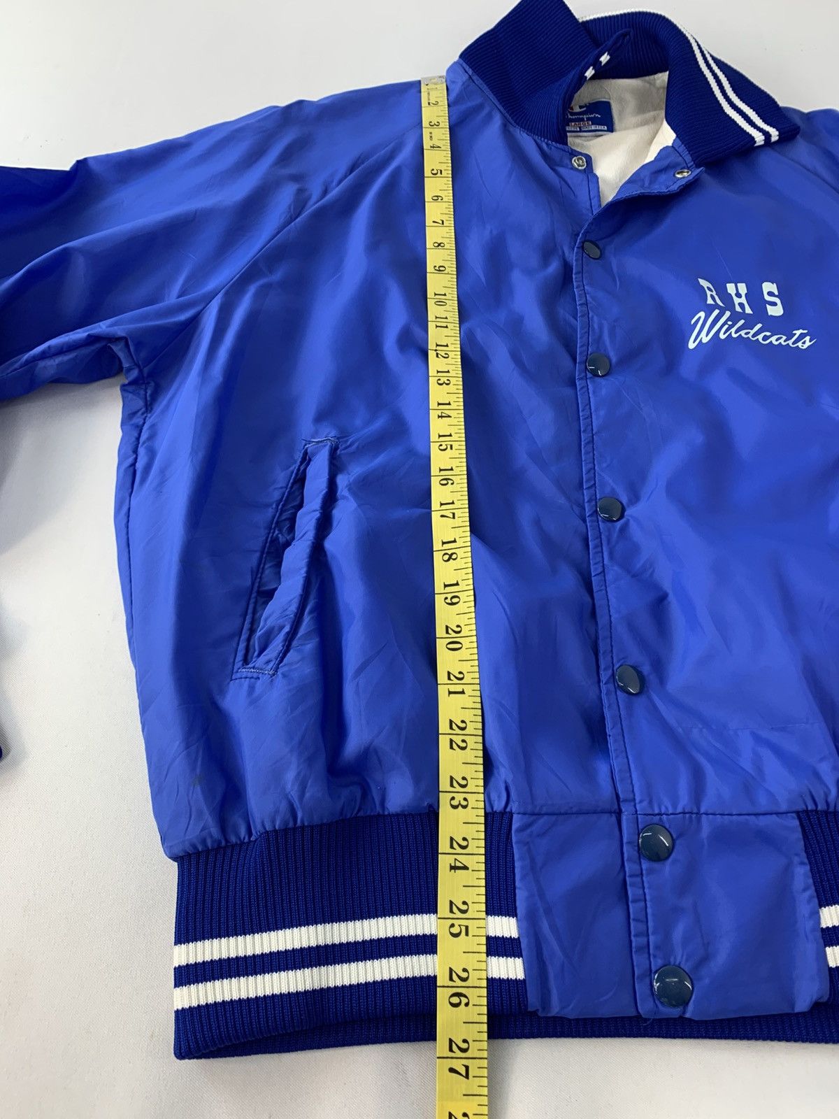 Champion Champion Rhs Wildcats Roseville Satin Bomber Varsity Jacket Size US L / EU 52-54 / 3 - 11 Thumbnail