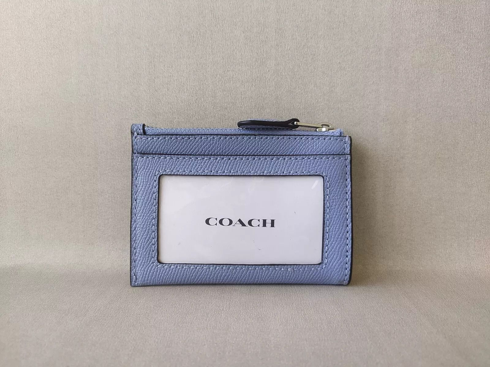 Coach Coach Mini Skinny ID zip CardCase cross grain leather T 9141 Size ONE SIZE - 6 Thumbnail