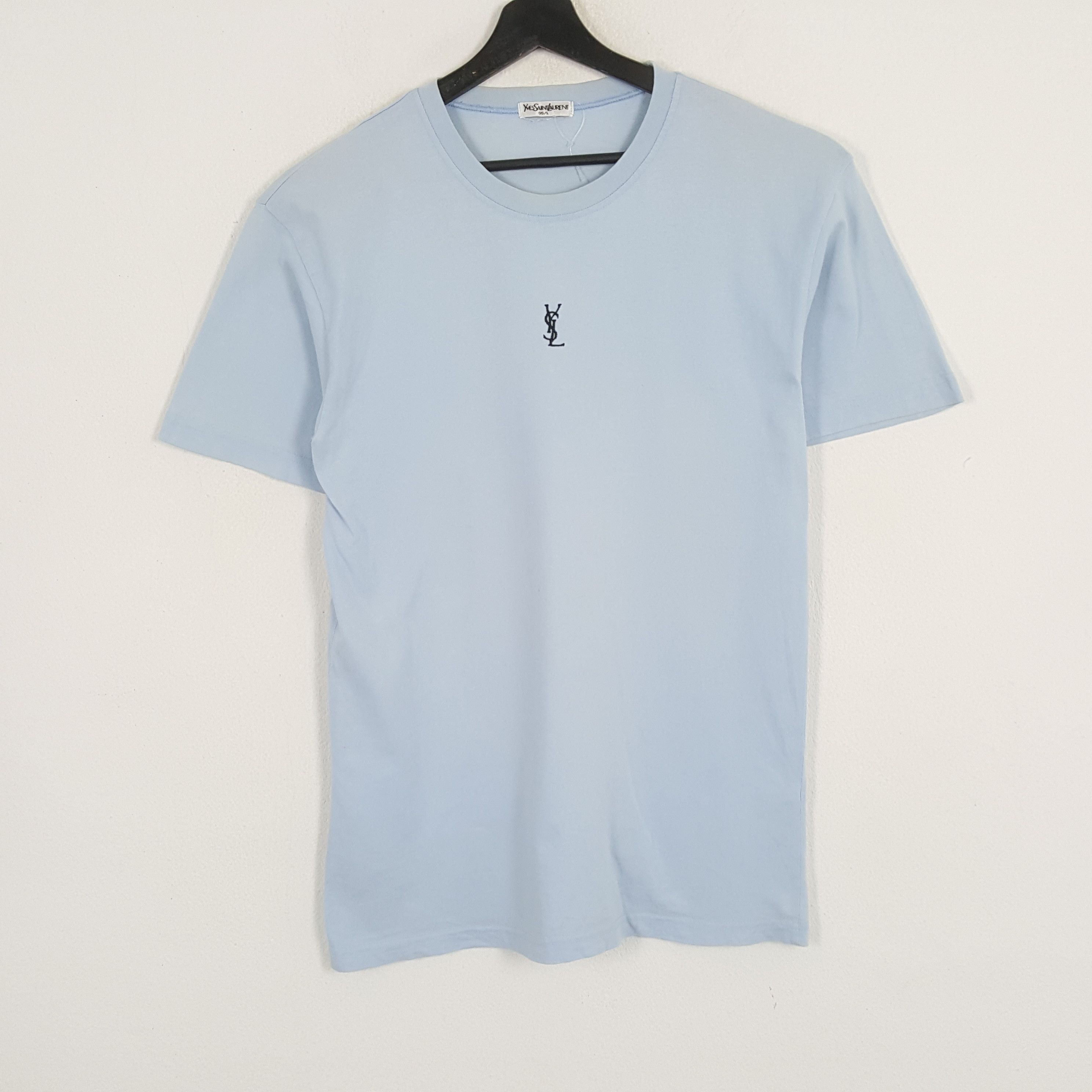 YVES SAINT LAURENT YSL Logo Design Luxury Brand Tshirt dp1