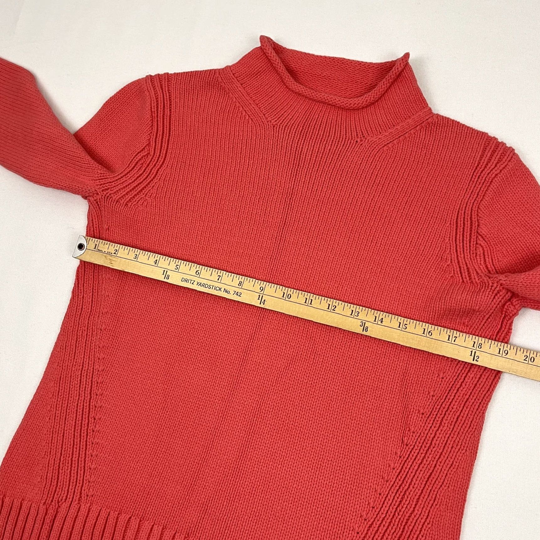 J.Crew VTG J Crew Oarsman Always Sweater Women Medium Pink Fisherman Crew Neck Pullover Knit 100% Cotton Classic Preppy 90s Vintage Collection Size M / US 6-8 / IT 42-44 - 4 Thumbnail