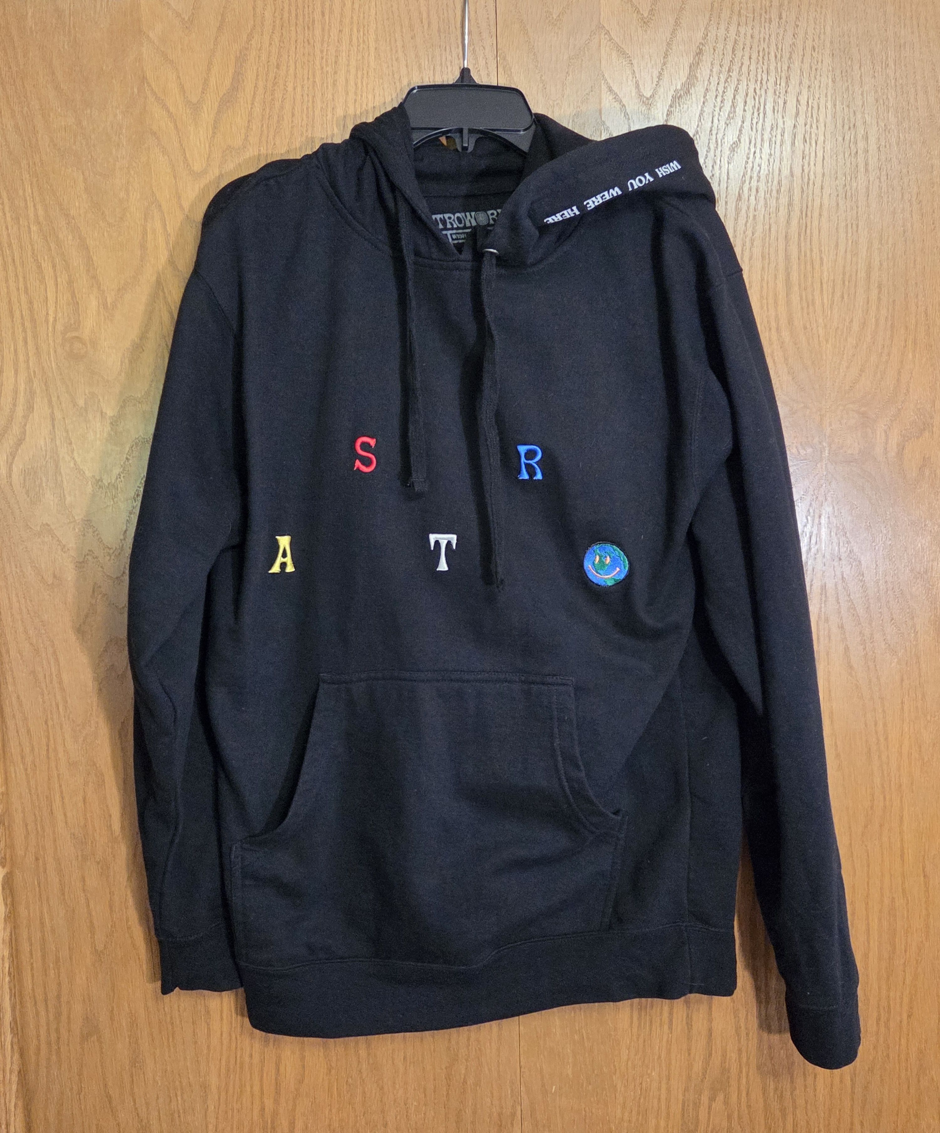 Scattered Astroworld Crew Neck Travis Scott Astroworld Embroidered