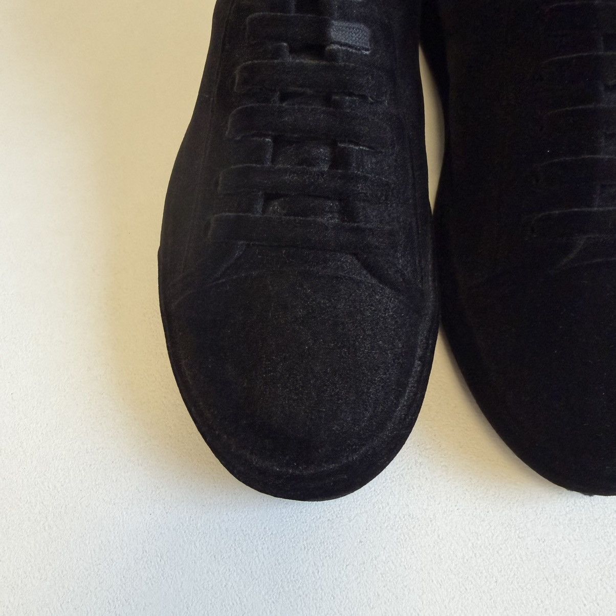 Maison Margiela A/W 09 Black ‘Flocked Velvet’ Sneakers Size US 8 / EU 41 - 10 Thumbnail