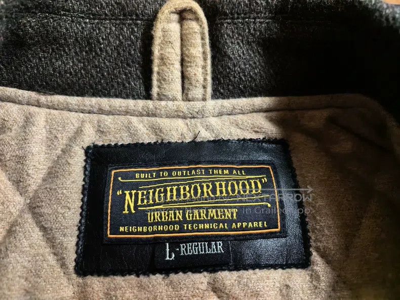 Neighborhood Neighborhood Wool Cotton Jacket Retro Collar Size US L / EU 52-54 / 3 - 9 Thumbnail