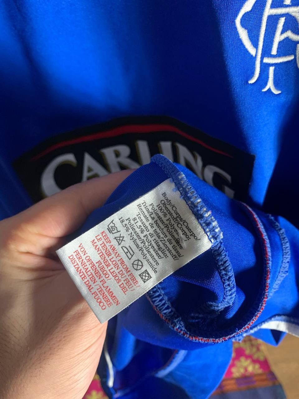 Umbro × Vintage VERY RARE UMBRO FC RANGERS SCOTLAND SOCCER JERSEY Y2K 90s Size US XL / EU 56 / 4 - 6 Thumbnail